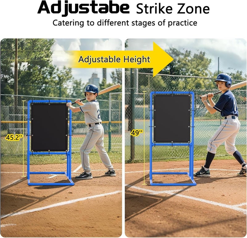 Olpchee Baseball Strike Zone Target for Plastic Balls Compatible with Wiffle Ball and Blitzball Pitching Training Strike Zone Target Set Up and Assemble Easily - Image 3